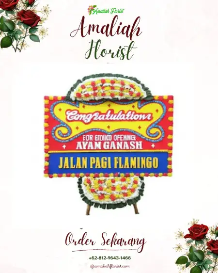 Sewa Papan Bunga 11 Ilir
